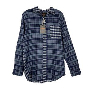 Redmond Clothing Outfitters Mens Plaid Lightweight Flannel Shirt Size Small